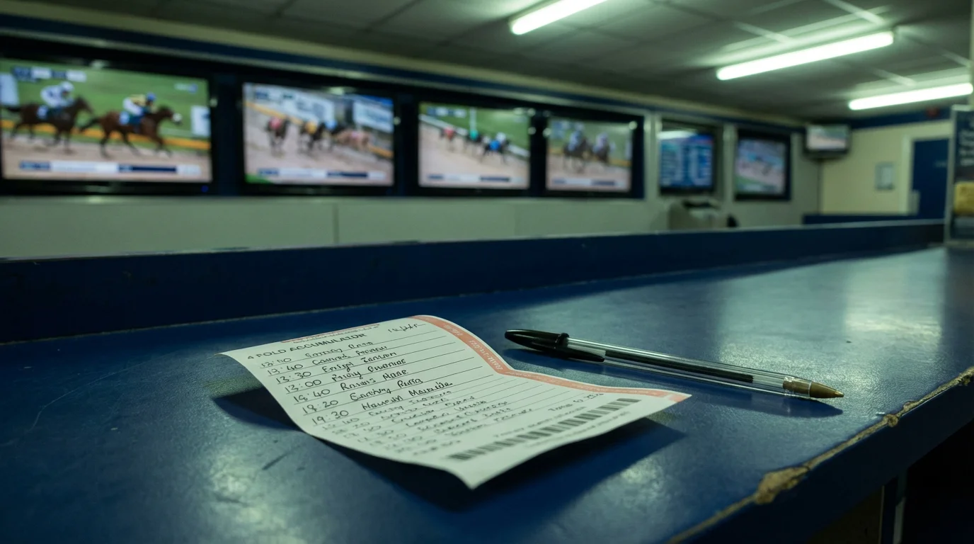 Multiple greyhound races displayed on a UK betting screen