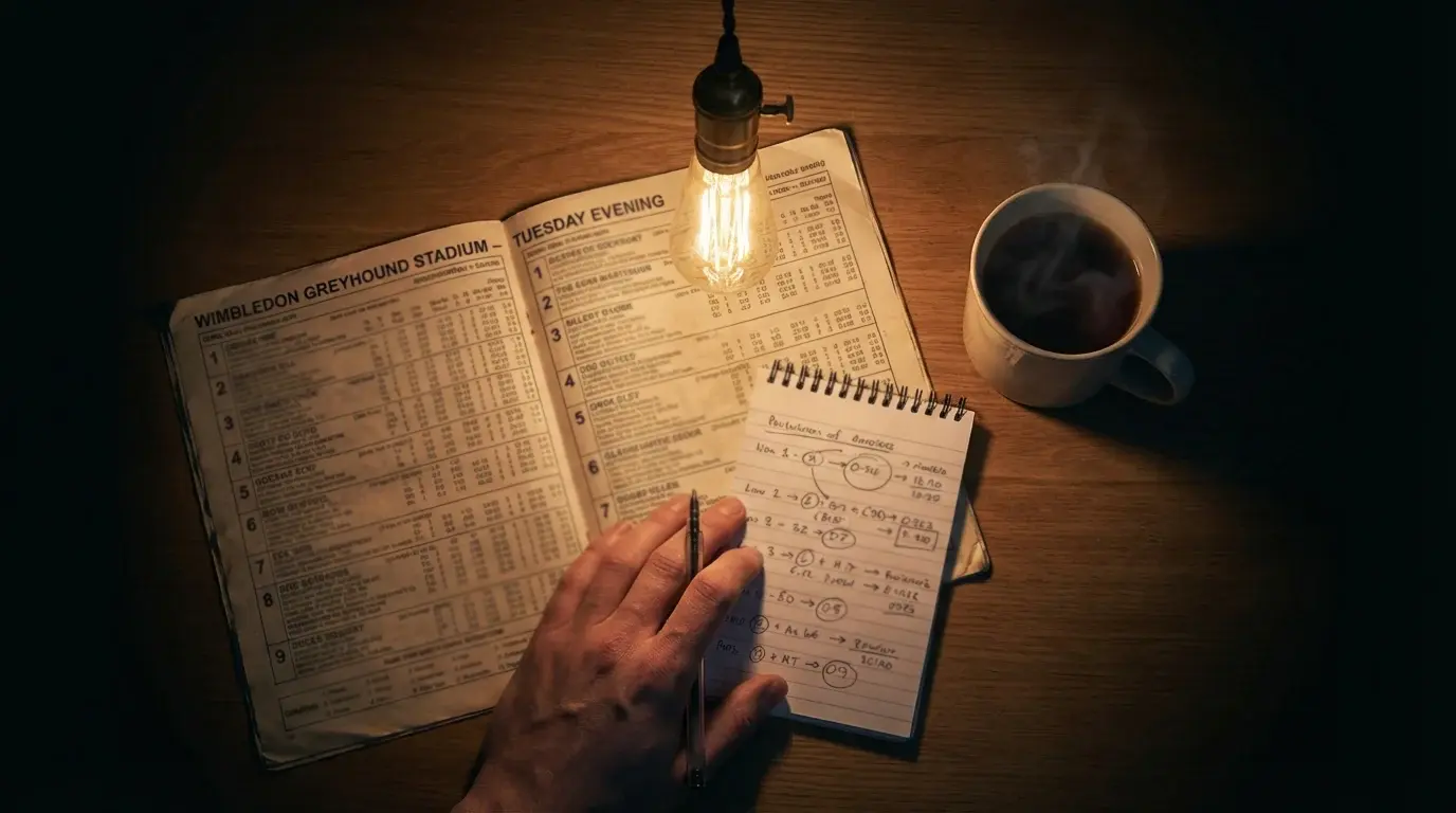 Greyhound betting strategy built on racecard analysis